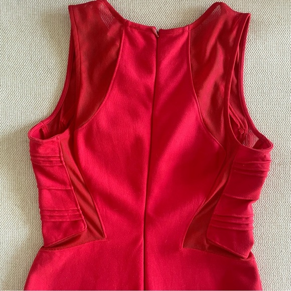 Red Bodycon Cutout Sheath Cocktail Dress Size S - Picture 11 of 11